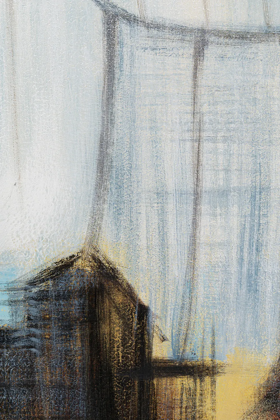 Gerahmtes Bild Visione Front 100x100cm