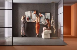 Gerahmtes Bild Visione Front 100x100cm