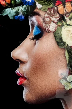 Glasbild Bunch of Flowers 150x100cm