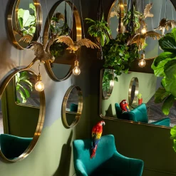 Hängeleuchte Animal Owl Gold 60cm