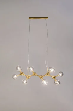 Hängeleuchte Atomic Balls Brass 190cm