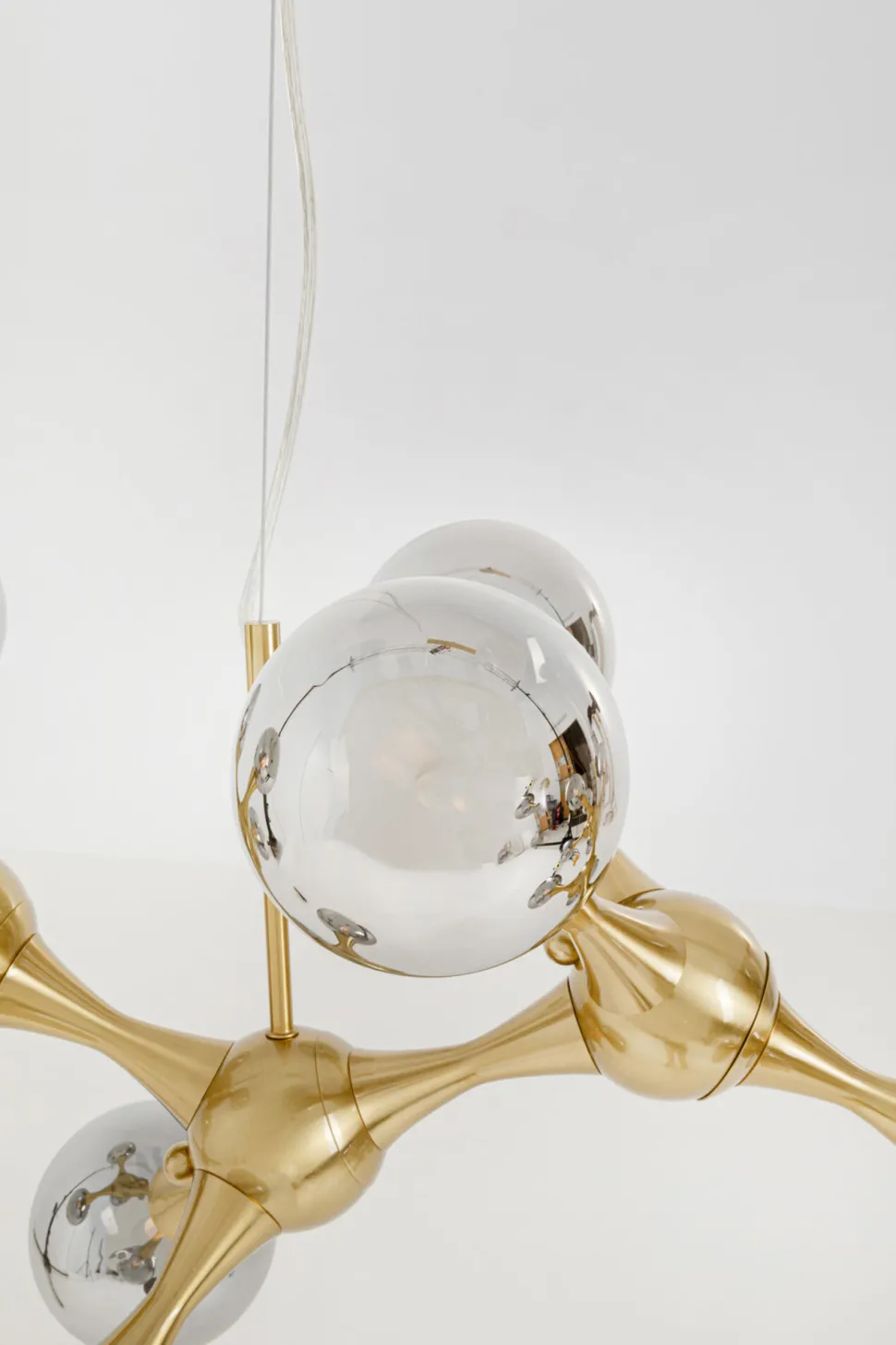 Hängeleuchte Atomic Balls Brass 190cm