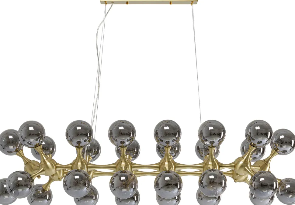Hängeleuchte Atomic Balls Brass 140cm
