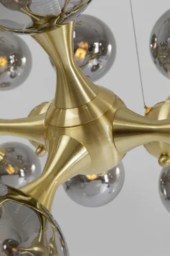 Hängeleuchte Atomic Balls Brass 140cm