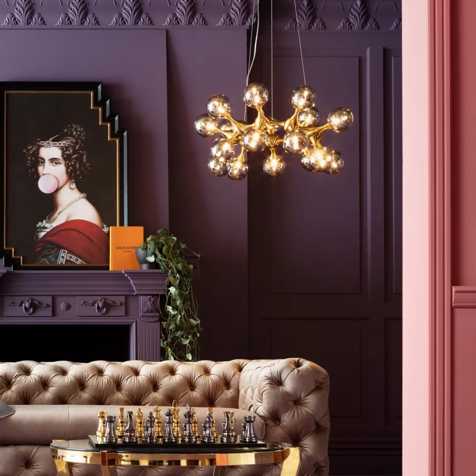 Hängeleuchte Atomic Balls Brass Ø74cm