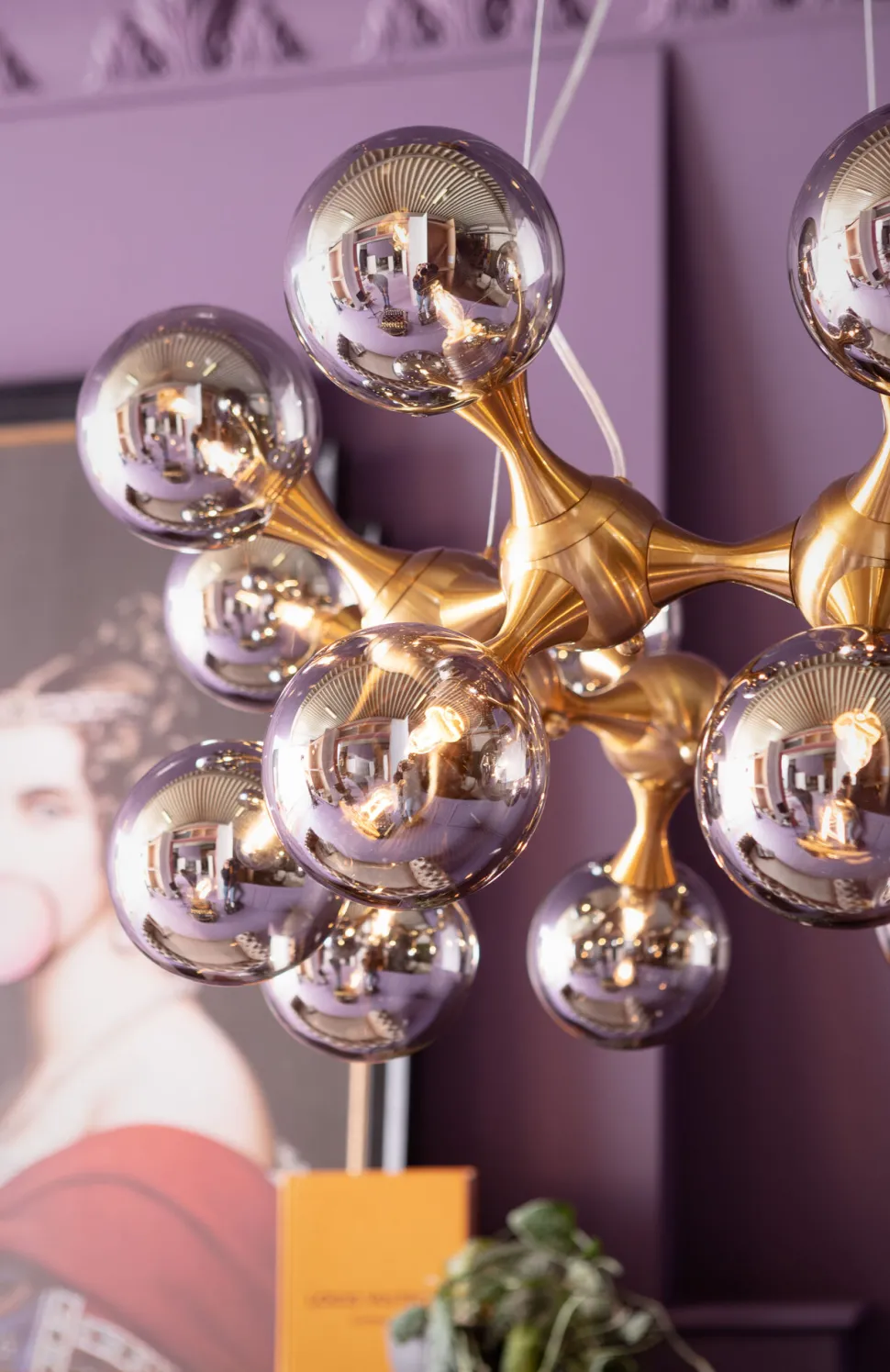 Hängeleuchte Atomic Balls Brass Ø74cm