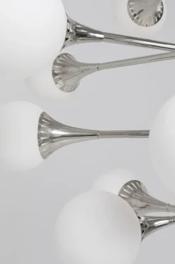 Hängeleuchte Bulb Fiction 20 Silber Ø102cm