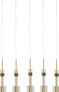 Hängeleuchte Candy Bar Gold 103cm