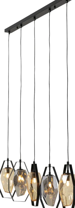 Hängeleuchte Diamond Fever Dining Schwarz 110cm