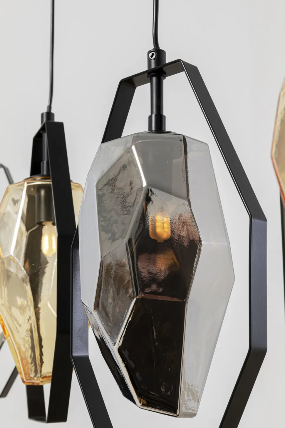 Hängeleuchte Diamond Fever Dining Schwarz 110cm