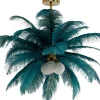 Hängeleuchte Feather Palm Grün Ø87cm