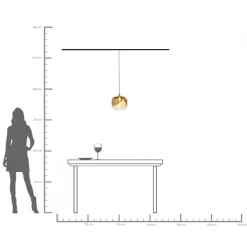 Hängeleuchte Golden Goblet Ø25cm