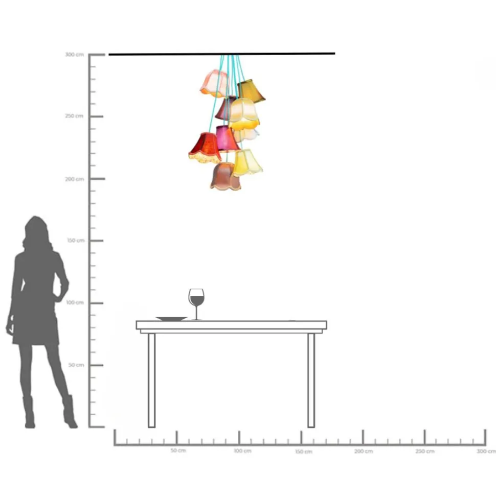 Hängeleuchte Saloon Flowers 9