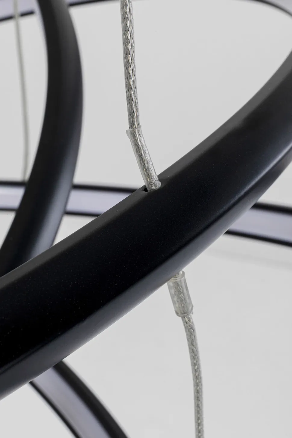 Hängeleuchte Saturn Schwarz Ø72cm