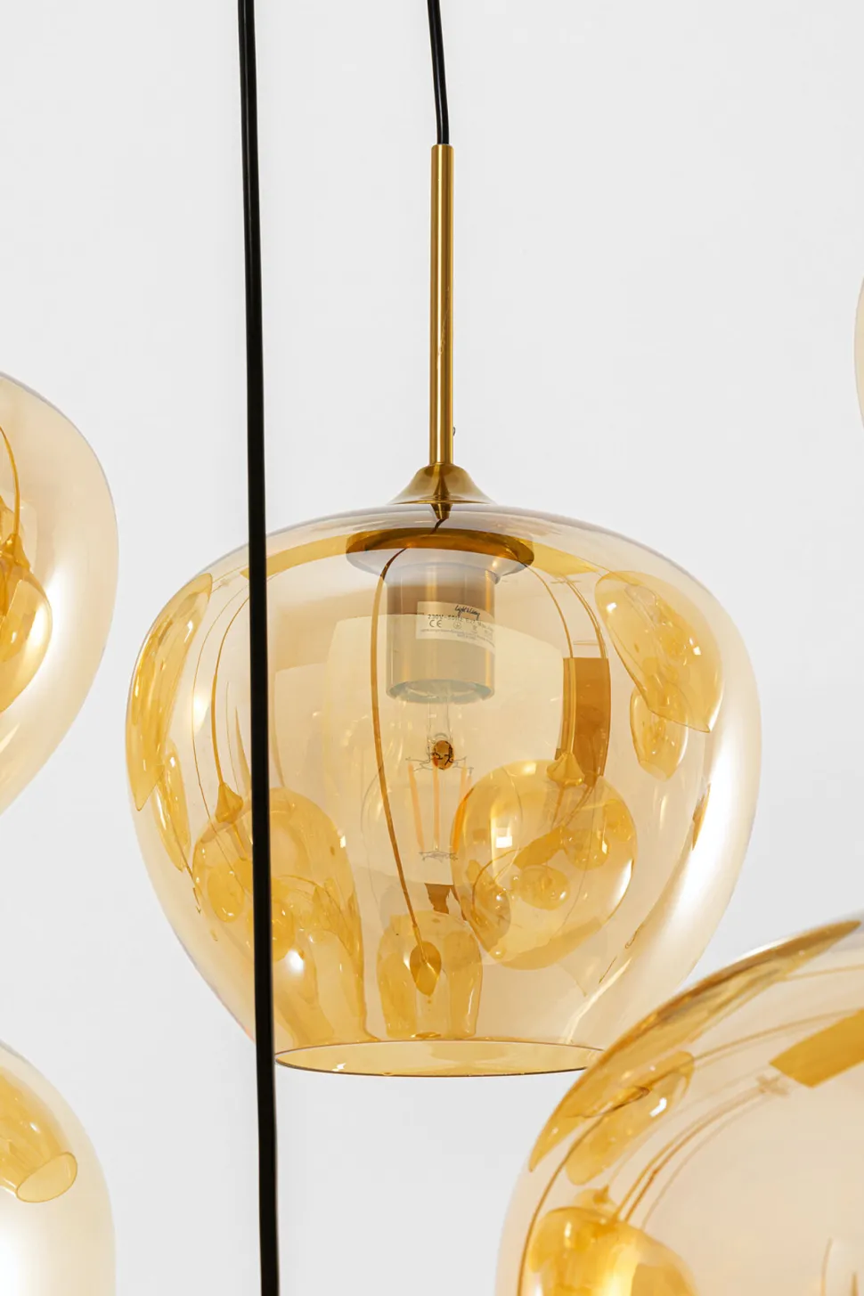 Hängeleuchte Sphere Amber 160cm