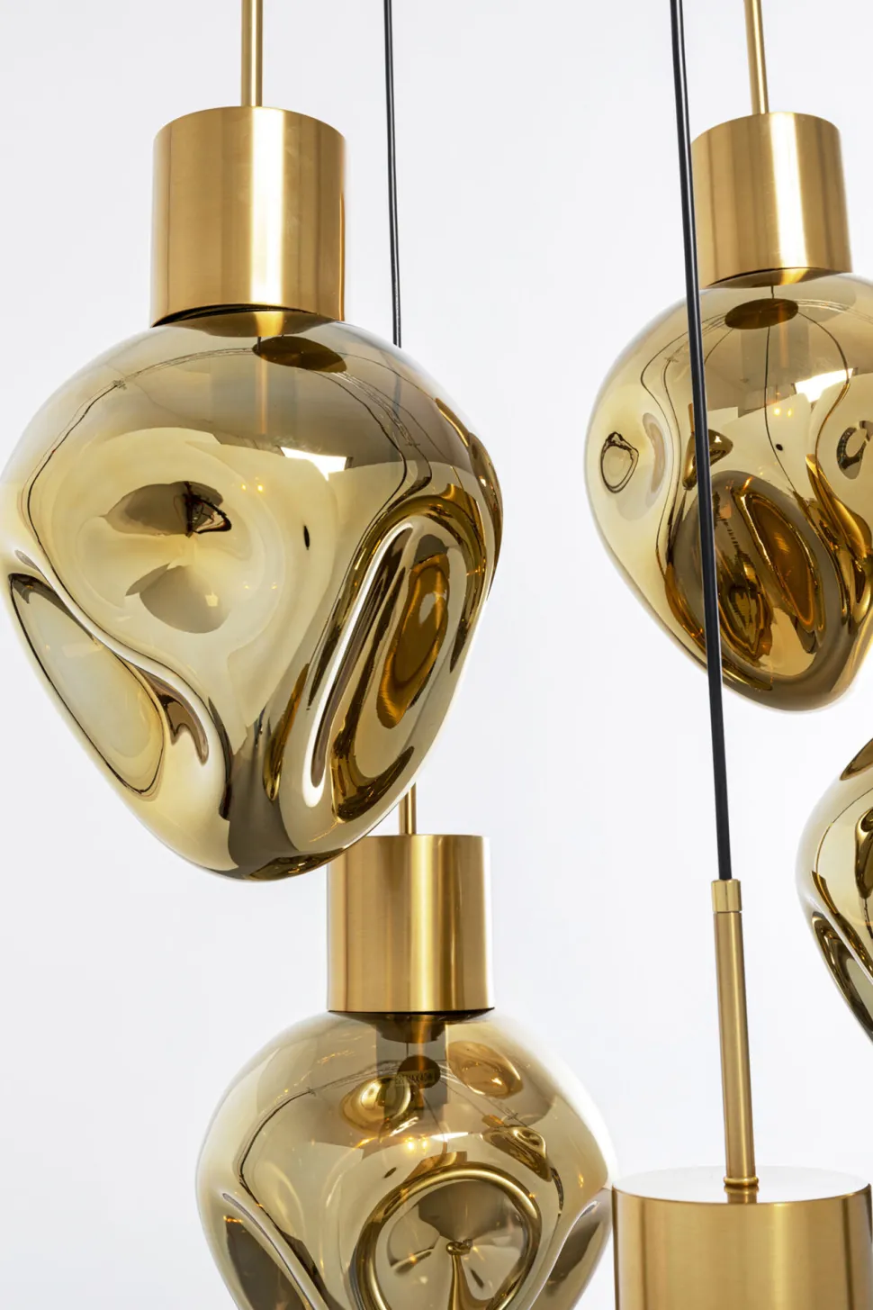 Hängeleuchte Supernova Amber Cinque Ø50cm