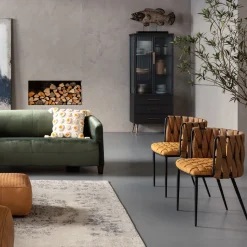 Hochschrank La Gomera 2 Türen 3 Schübe