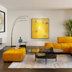 Hocker Belami Velvet Amber