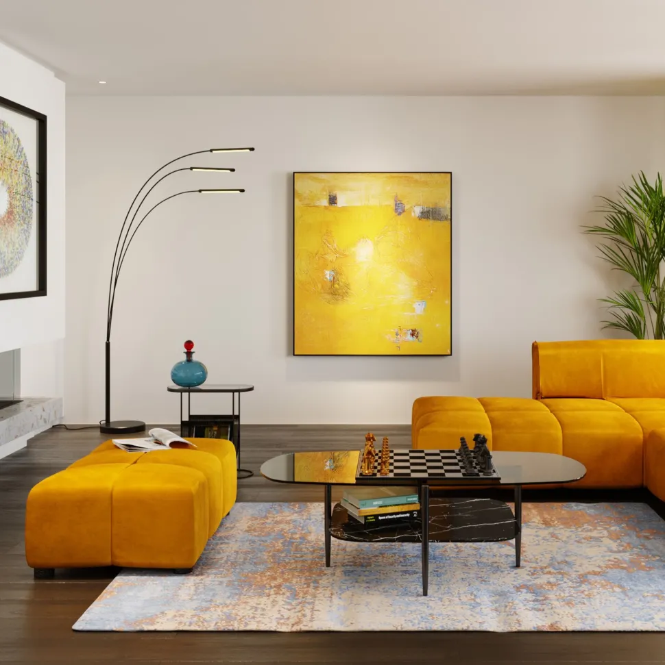 Hocker Belami Velvet Amber