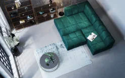 Hocker Belami Velvet Dunkelgrün