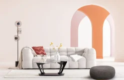 Hocker Pebble Boucle Grau 81cm