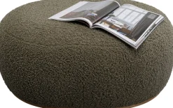 Hocker Pebble Boucle Oliv 81cm