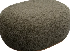 Hocker Pebble Boucle Oliv 81cm