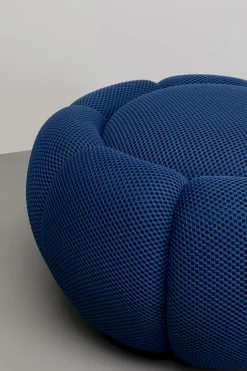 Hocker Peppo Bloom Blau Ø72cm