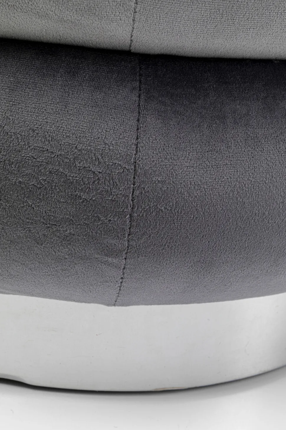 Hocker Sandwich Grau Ø45cm