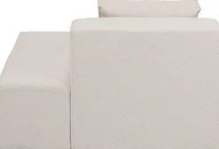 Infinity Ottomane Semi Elements Creme Rechts 120cm