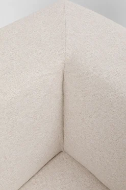 Infinity Ottomane Semi Elements Creme Rechts 120cm