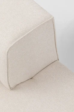 Infinity Ottomane Semi Elements Creme Rechts 120cm