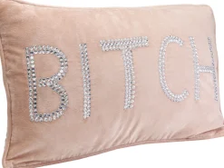 Kissen Beads Bitch Blush 35x60cm