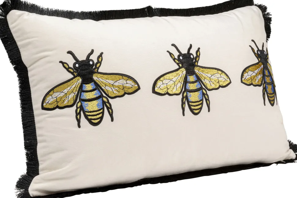 Kissen Bees Weiß 50x30cm