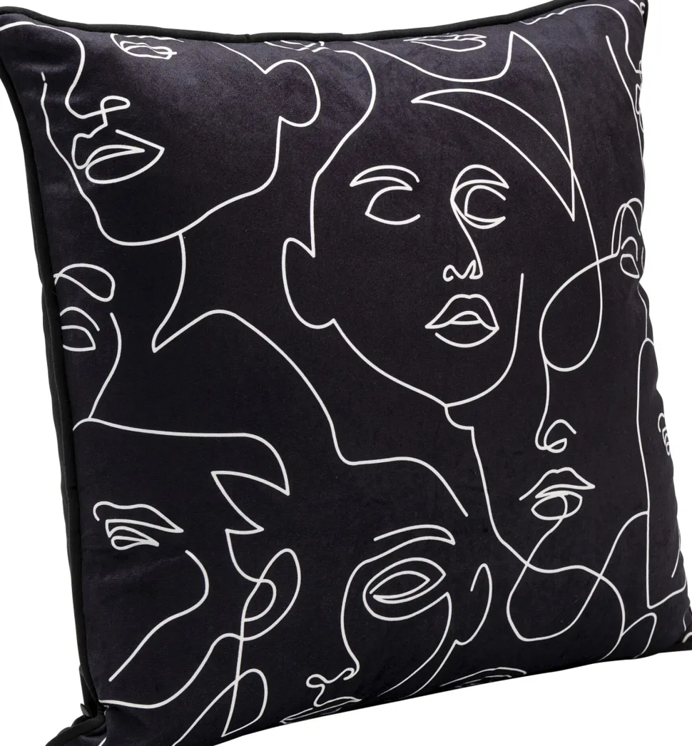 Kissen Faces 45x45cm