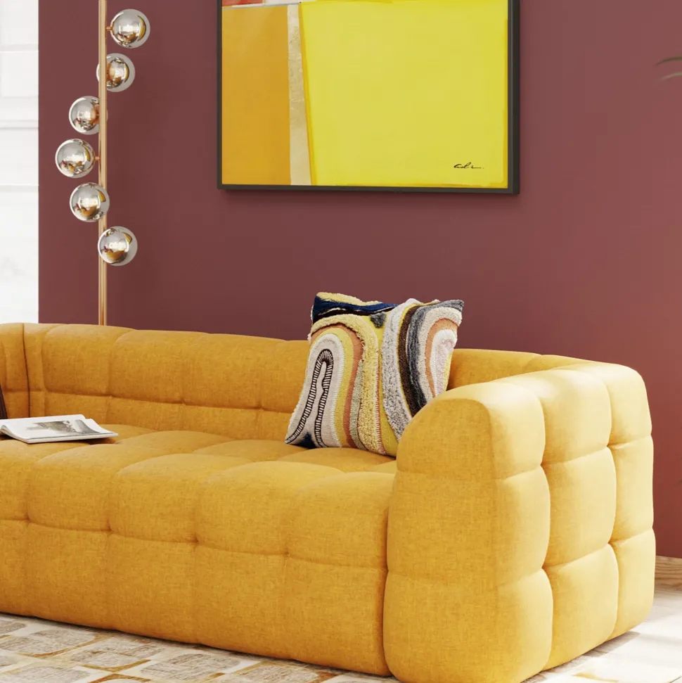 Kissen Lava Braun 45x45cm