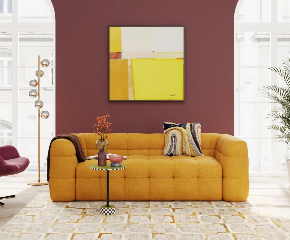 Kissen Lava Braun 45x45cm