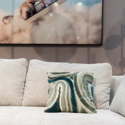 Kissen Lava Grau 45x45cm