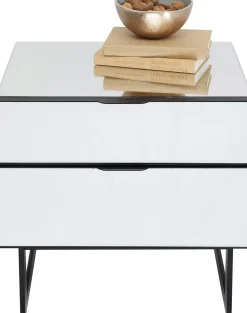 Kommode Klein Soran Schwarz 49x50cm