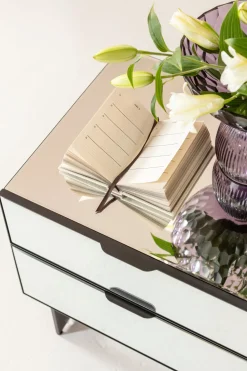 Kommode Klein Soran Schwarz 49x50cm