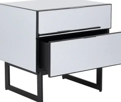 Kommode Klein Soran Schwarz 49x50cm