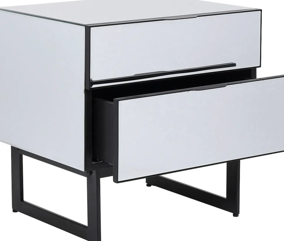 Kommode Klein Soran Schwarz 49x50cm