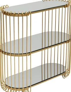 Konsole Wire Brass 81x78cm