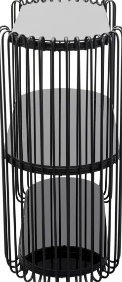 Konsole Wire Schwarz 81x78cm