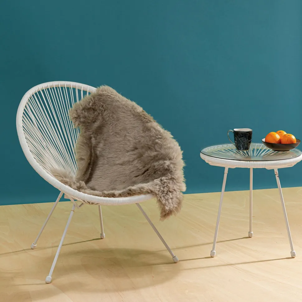 Lammfell Heidi Grau 65x85cm