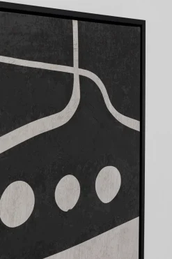 Leinwandbild Artistic Blacky 70x110cm