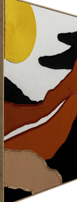 Leinwandbild Artistic Sunrise Knitted 70x110cm