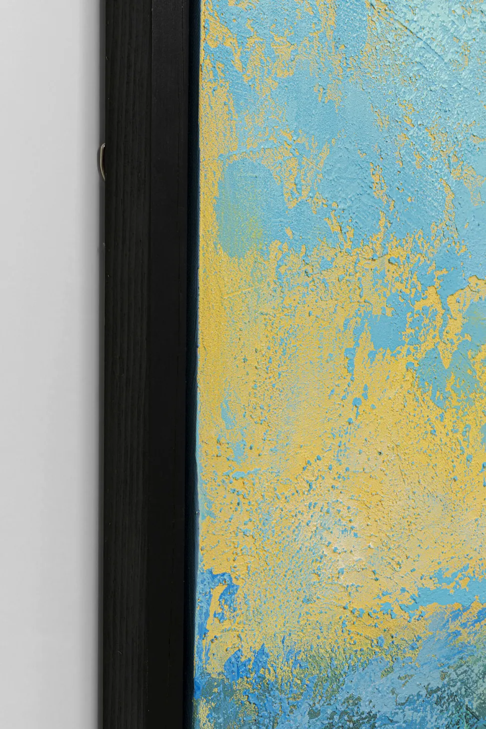 Leinwandbild Jardin Blau 125x215cm