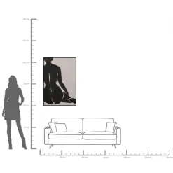 Leinwandbild Nude Lady 70x110cm