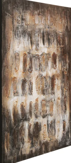 Leinwandbild Shadows Braun 90x120cm